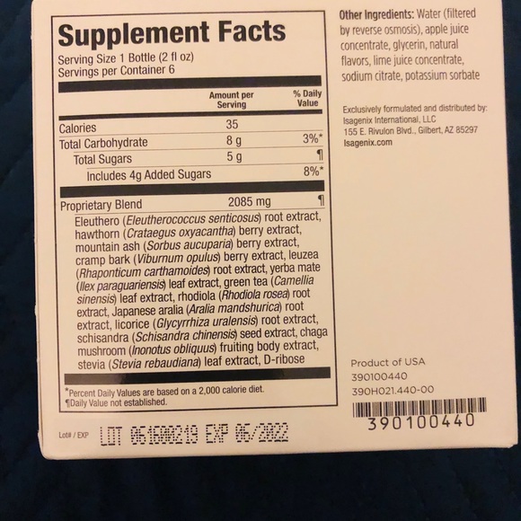 Isagenix EShots 6pk Lemon Lime - Picture 2 of 7